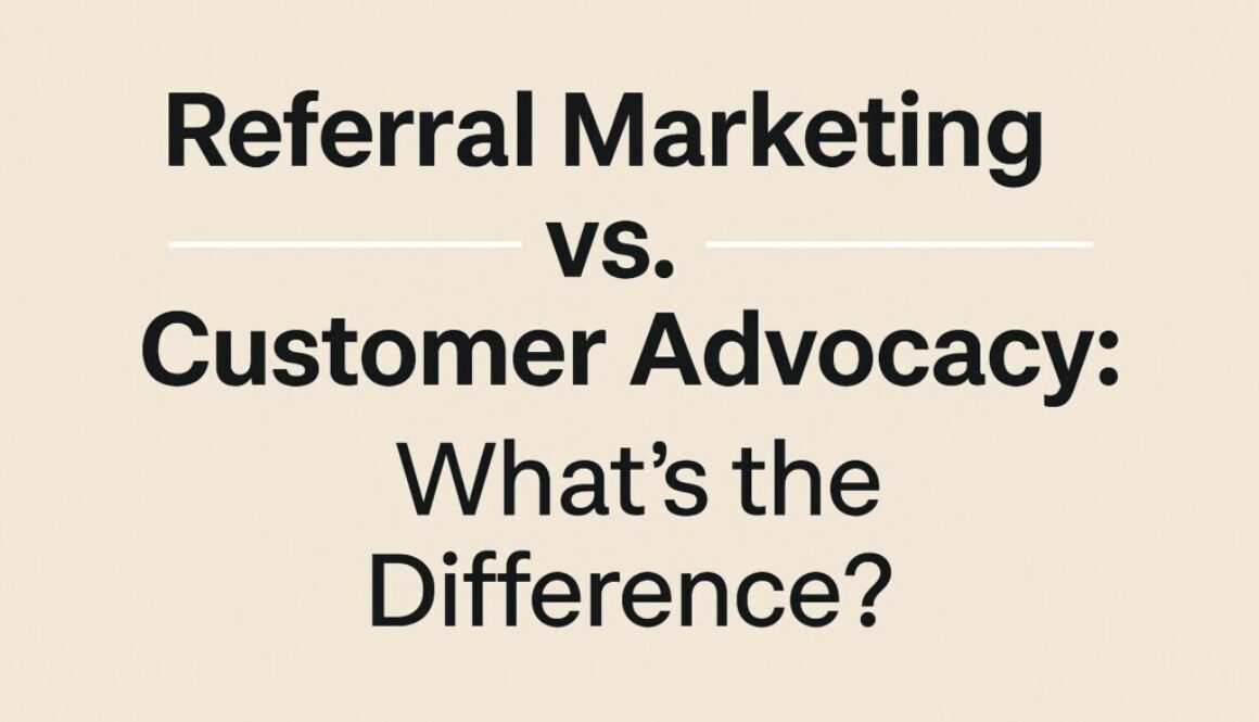 Referral Vs Customer Marketing